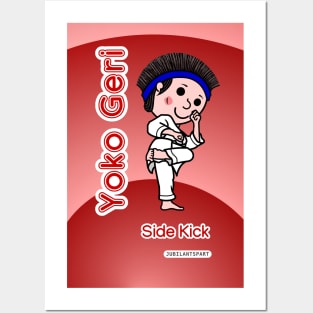 Karate Yoko Geri Posters and Art